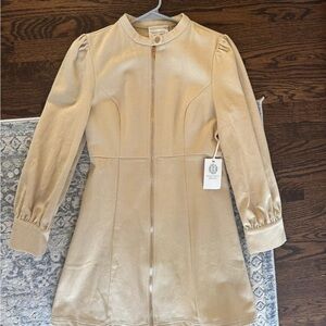 HYACINTH HOUSE

Taupe Brighton Mini Dress